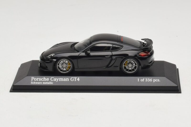 Porsche Cayman GT4 981 Black Metallic Minichamps 1:43 410066121 Kov