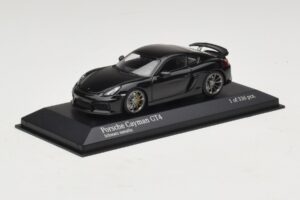 Porsche Cayman GT4 981 Black Metallic Minichamps 1:43 410066121 Kov – obrázek 2 z 5