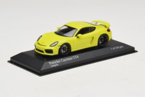 Porsche Cayman GT4 981 Zelený Minichamps 1:43 410066122 Kov – obrázek 2 z 5
