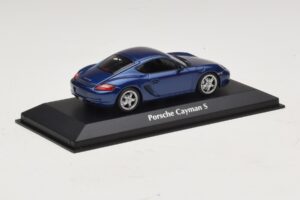 Porsche Cayman S 987 Modrá Metalíza Maxichamps 1:43 940065621 Kov – obrázek 2 z 5