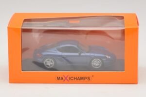 Porsche Cayman S 987 Modrá Metalíza Maxichamps 1:43 940065621 Kov – obrázek 5 z 5