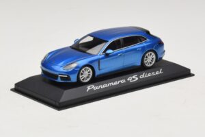 Porsche Panamera 971 4S Diesel Modrá Metalíza Minichamps 1:43 WAP0207600H Kov – obrázek 2 z 5