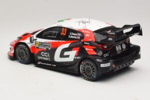 Toyota GR Yaris Rally1 #33 E. Evans / S. Martin Rally Monte Carlo 2026 IXO 1:18 18RMC269B Kov – obrázek 5 z 6