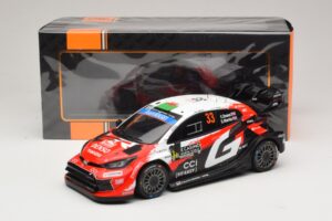 Toyota GR Yaris Rally1 #33 E. Evans / S. Martin Rally Monte Carlo 2026 IXO 1:18 18RMC269B Kov – obrázek 6 z 6