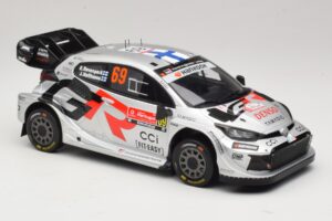 Toyota GR Yaris Rally1 #69 K. Rovanpera / J. Halttunen Rally Portugal 2025 IXO 1:18 18RMC250B Kov – obrázek 4 z 6