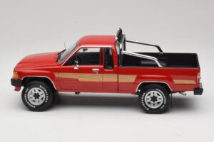 Toyota Hilux N50 Xtra Cab 4x4 Červený KK-Scale 1:18 KKDC181562 Kov – obrázek 3 z 6