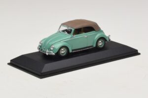 Volkswagen 1200 Kabriolet Měkká Střecha Zelený Minichamps 1:43 430052042 Kov – obrázek 2 z 5