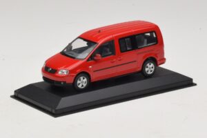 Volkswagen Caddy 2K Bus Červený Minichamps 1:43 CADDY009 Kov – obrázek 2 z 5