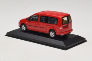 Volkswagen Caddy 2K Bus Červený Minichamps 1:43 CADDY009 Kov – obrázek 3 z 5