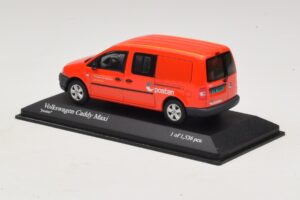 Volkswagen Caddy Maxi Mk3 Norway Post Minichamps 1:43 403057005 Kov – obrázek 3 z 5