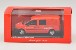 Volkswagen Caddy Maxi Mk3 Norway Post Minichamps 1:43 403057005 Kov – obrázek 5 z 5