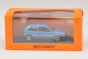 Volkswagen Golf GTI Mk2 Modrá Metalíza Maxichamps 1:43 940054120 Kov – obrázek 5 z 5