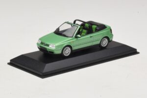Volkswagen Golf Mk4 Kabriolet Zelená Metalíza Minichamps 1:43 430058335 Kov – obrázek 2 z 5