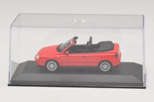 Volkswagen Golf Mk4 Kabriolet Červený Dealerská Edice Minichamps 1:43 GOLF006 Kov – obrázek 4 z 5