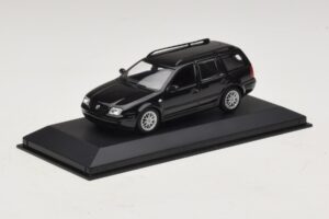 Volkswagen Golf Mk4 Variant Sport Highline BBS Edition Černý Náhradní Krabice Minichamps 1:43 GOLF008-R1 Kov – obrázek 2 z 5