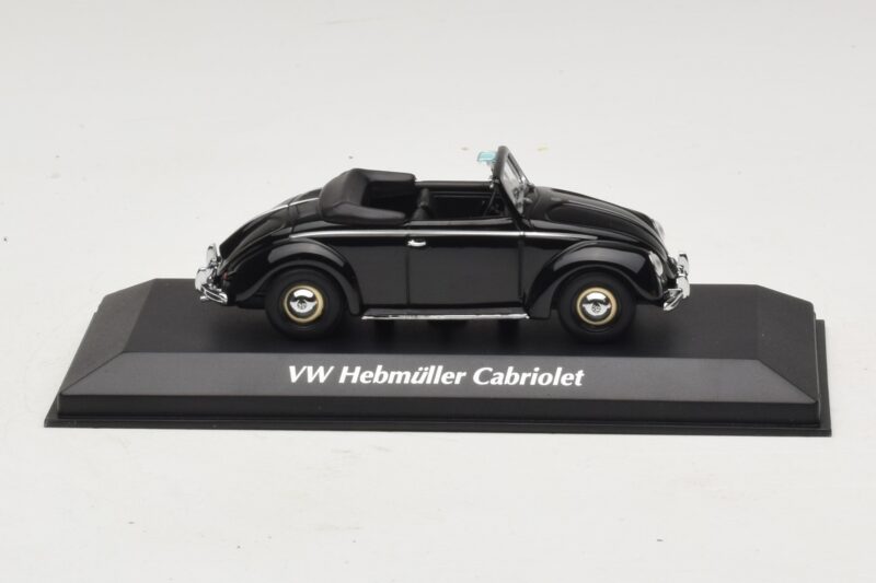 Volkswagen Hebmuller Kabriolet Černý Maxichamps 1:43 940052130 Kov