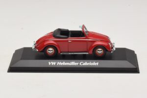 Volkswagen Hebmuller Kabriolet Červený Maxichamps 1:43 Volkswagen Hebmuller Kabriolet Červený Maxichamps 1:43 940052131 Kov