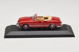 Volkswagen Karmann Ghia Kabriolet Tmavě Červený Minichamps 1:43 Volkswagen Karmann Ghia Kabriolet Tmavě Červený Minichamps 1:43 5032 Kov