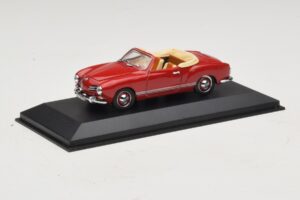 Volkswagen Karmann Ghia Kabriolet Tmavě Červený Minichamps 1:43 5032 Kov – obrázek 2 z 5