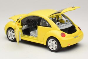 Volkswagen New Beetle A4 Žlutý Bburago 1:18 3302 Kov – obrázek 5 z 8
