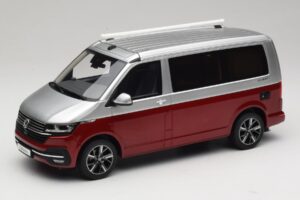 Volkswagen T6.1 California Ocean Tornado Red / Reflex Silver Otto 1:18 Volkswagen T6.1 California Ocean Tornado Red / Reflex Silver Otto 1:18 OT1342 Pryskyřice